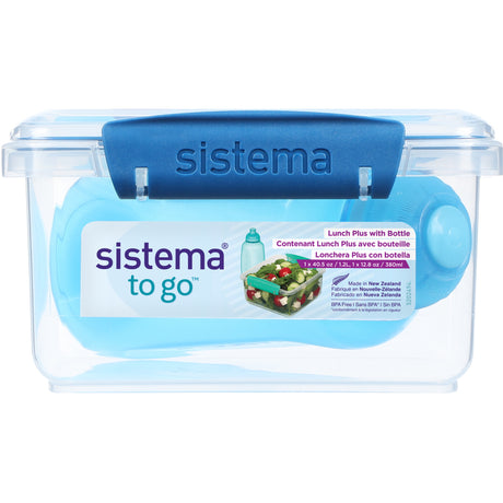 Sistema Ocean Blue 1.2L Lunch Plus Matboks Med Itsy Flaske 380 Ml