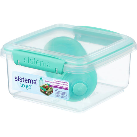 Sistema Minty Teal 1.2L Lunch Plus Matboks Med Itsy Flaske 380 Ml