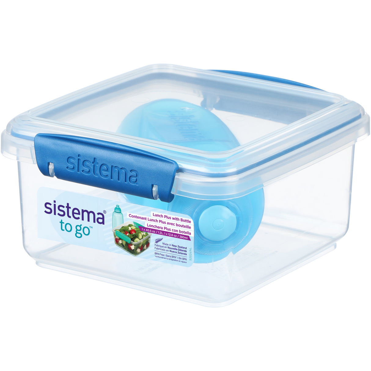 Sistema Ocean Blue 1.2L Lunch Plus Matboks Med Itsy Flaske 380 Ml