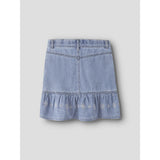 Name It Light Blue Denim Anglaise Nkfhallie Dnm Anglaise Skjørt 1026-Ov H
