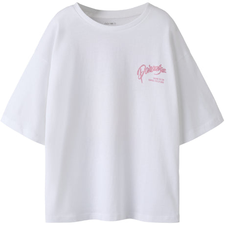 Name It Bright White Paradise Nkfhaima Ss Rlx Topp Box