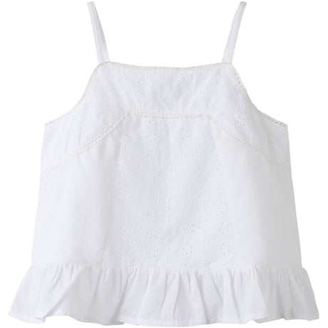 Name It Bright White Nkfhermala Stropp Topp