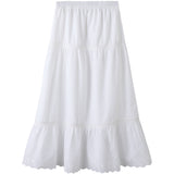 Name It Bright White Nkfhermala Long Skjørt
