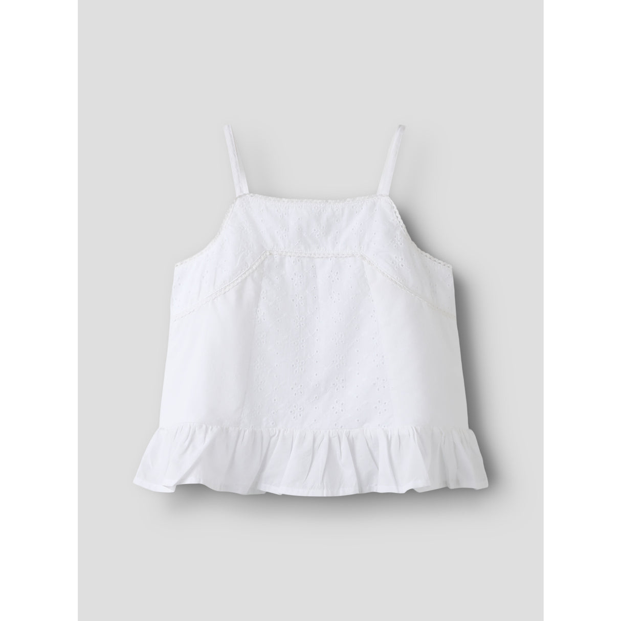 Name It Bright White Nkfhermala Stropp Topp