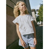 Name It Bright White Nkfjaden Sl Nreg Sh Topp