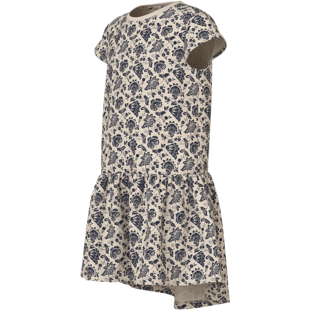 Name It Summer Sand Paisley Flowers Nkfvigga Capsl Kjole