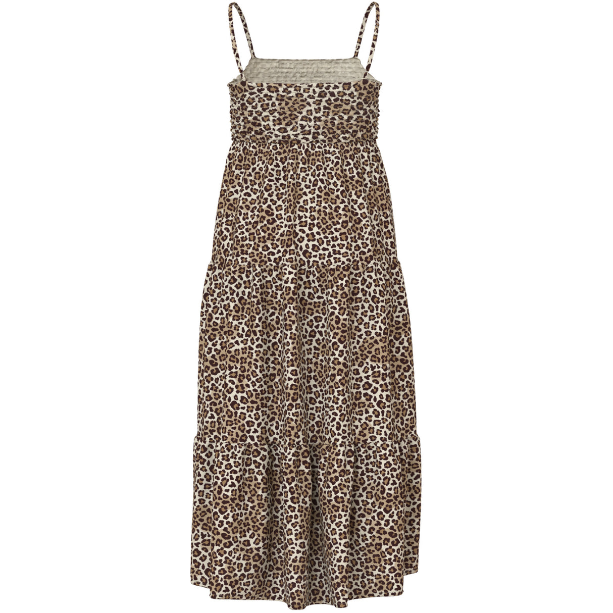 Name It Turtledove Leopard Nkfvinaya Stropp Maxi Kjole