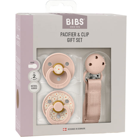 Bibs Blush Smokk & Clip Gift Sett Jasmine Field Latex