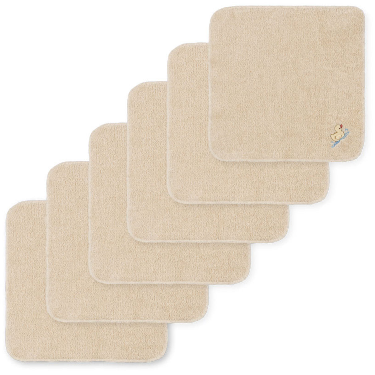 Konges Sløjd Antique White Figo 6 Pakke Terry Cloth GOTS