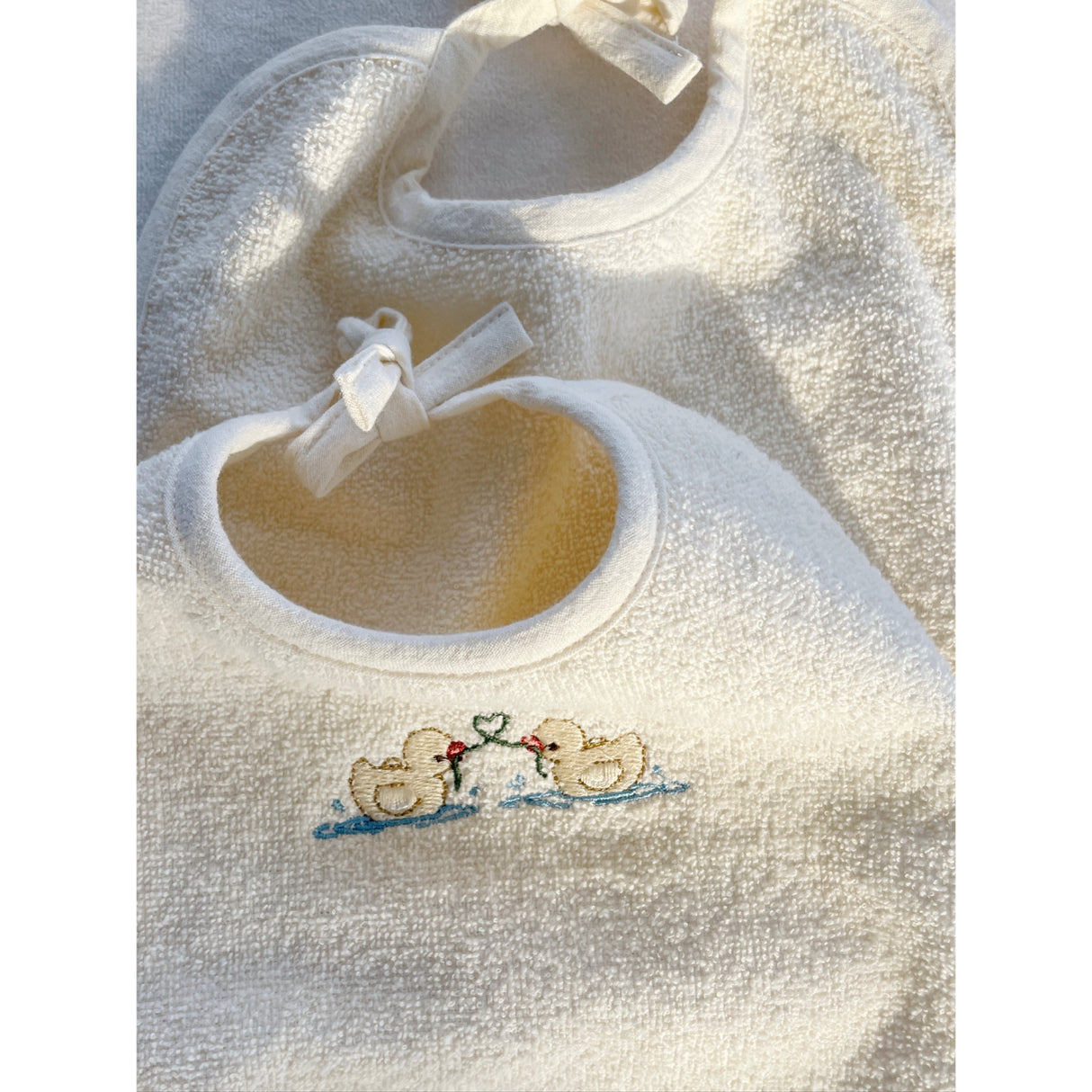 Konges Sløjd Antique White Figo 2 Pakke Terry Hakesmekke GOTS