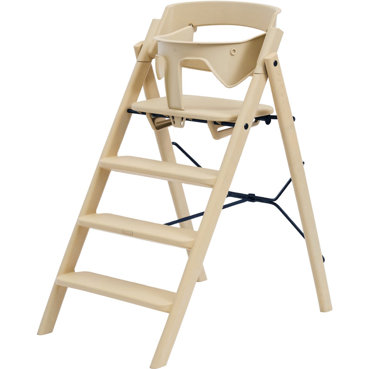 KAOS Desert Sand Klapp High Stol Recycled Med KLAPP® Safety Rail & Tray Bundle