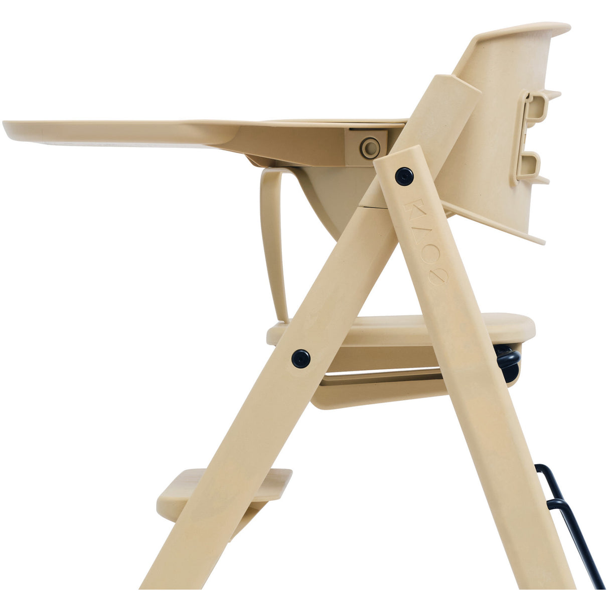 KAOS Desert Sand Klapp High Stol Recycled Med KLAPP® Safety Rail & Tray Bundle