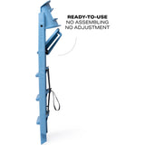 KAOS Swedish Blue Klapp High Stol Recycled Med KLAPP® Safety Rail & Tray Bundle