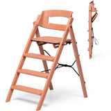 KAOS Terracotta Pink Klapp High Stol Recycled Med KLAPP® Safety Rail & Tray Bundle