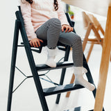 KAOS Charcoal Black Klapp High Stol Recycled Med KLAPP® Safety Rail & Tray Bundle