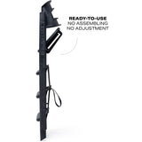 KAOS Charcoal Black Klapp High Stol Recycled Med KLAPP® Safety Rail & Tray Bundle