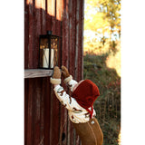 Silly Silas Acorn Brown With Maple Leaf Footed Strømpebukser Christmas Edition