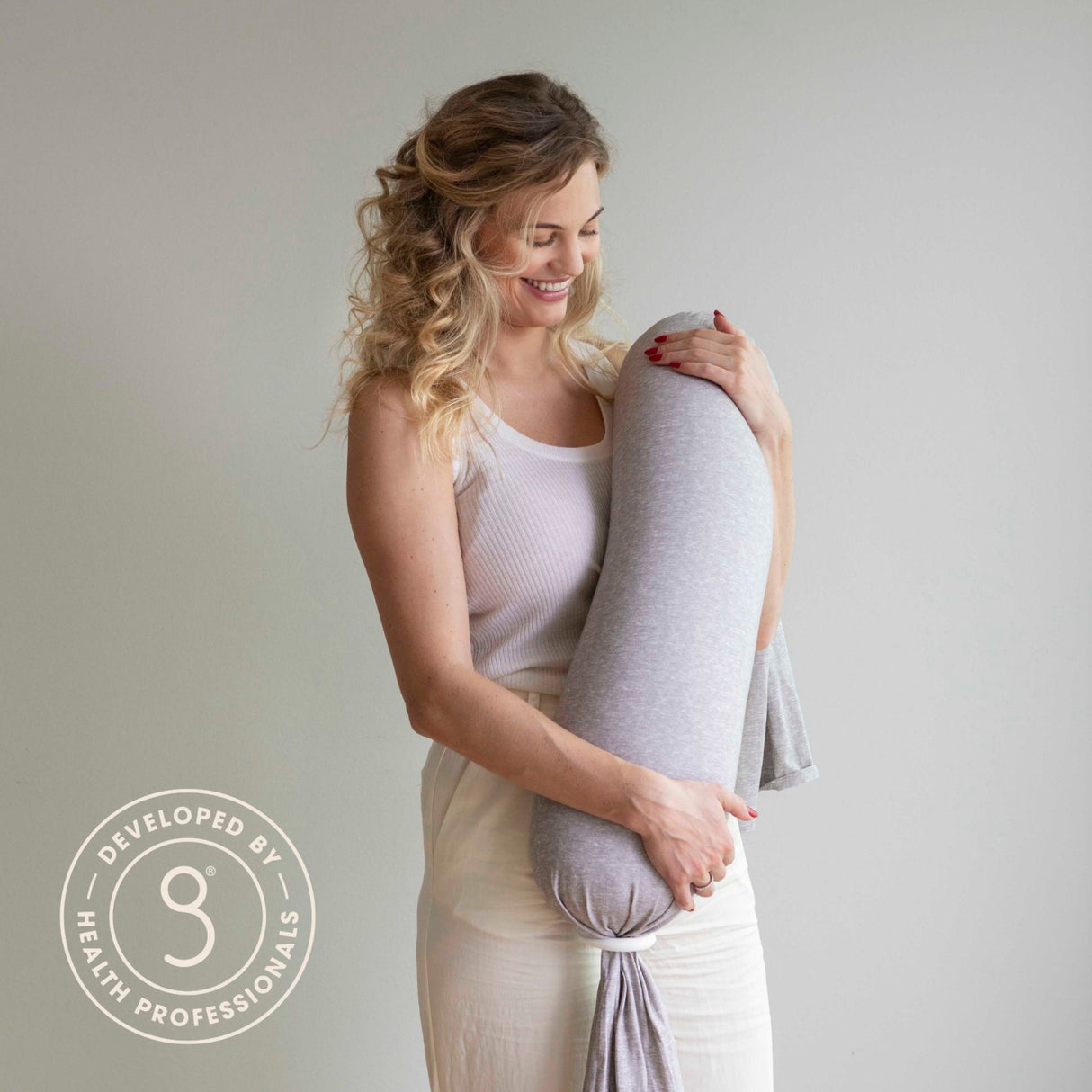 bbhugme Grey/Melange Nursing Pute