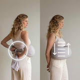 bbhugme Grey/Melange Nursing Pute