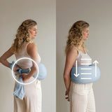 bbhugme Blue/Melange Nursing Pute