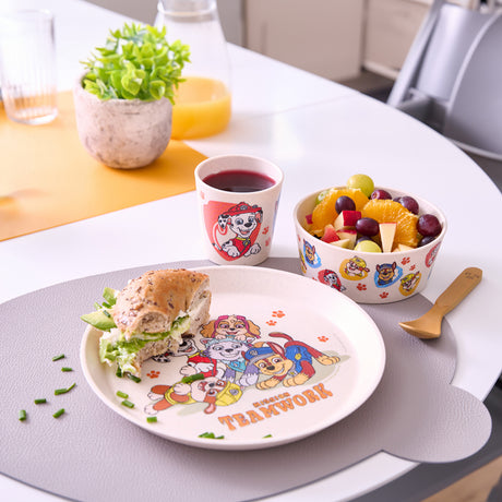 Koziol Organic Moon Small Tallerken + Skål + Kopp Connect Grow Paw Patrol