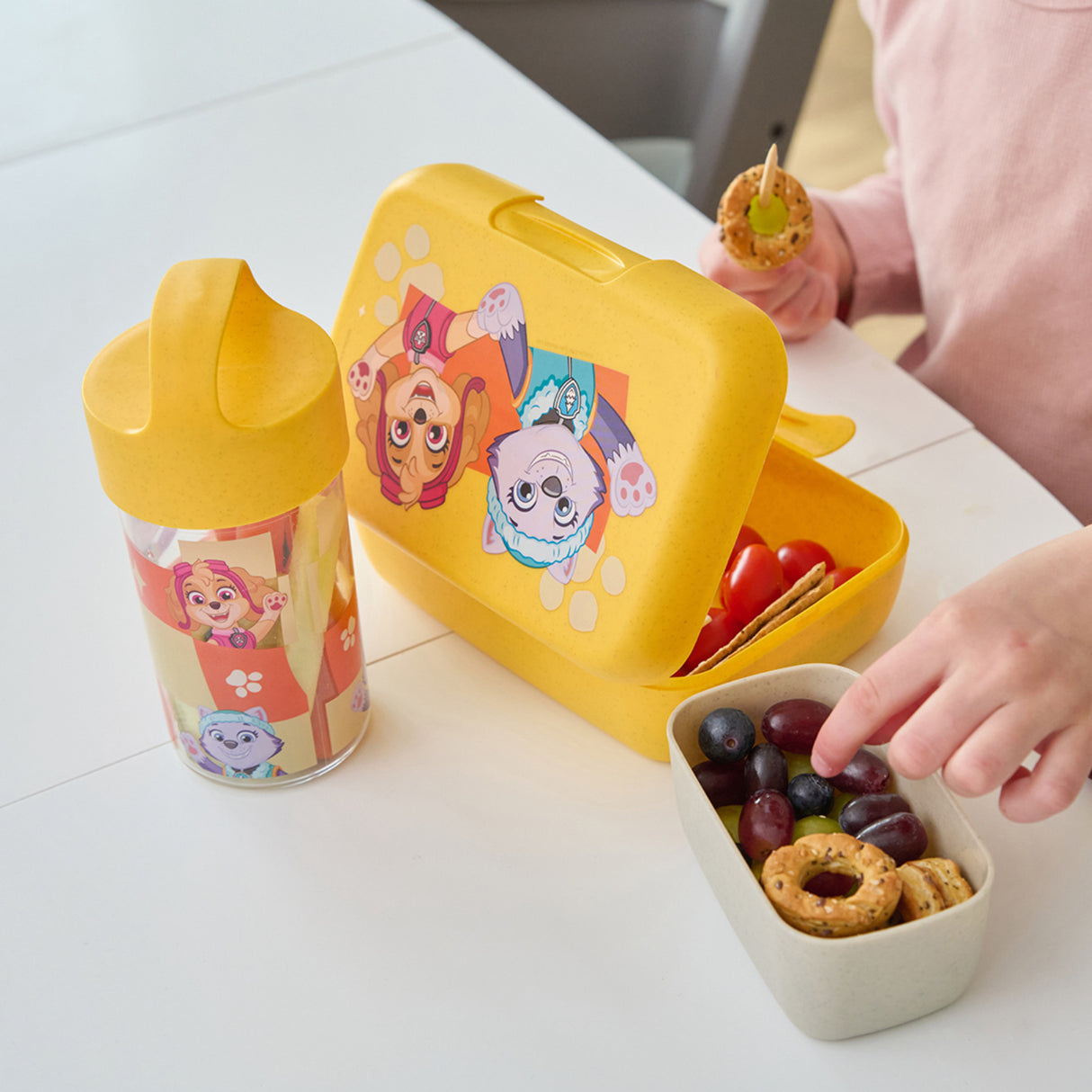 Koziol Organic Honey Yellow Lunch Box Med Separation Skål Candy L Grow Paw Patrol