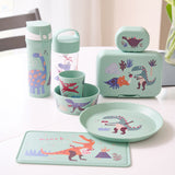 Koziol Organic Sage Green Small Tallerken + Skål + Kopp Connect Rex