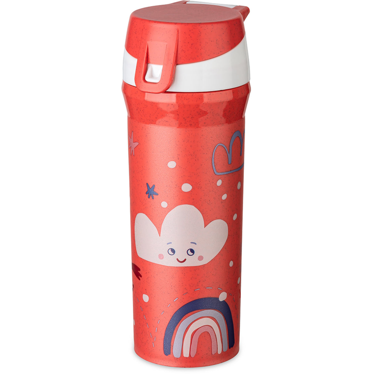 Koziol Organic Coral Red Water Flaske 500Ml Stan 0,5 Dreams