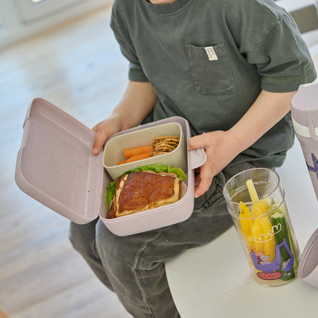 Koziol Organic Purple Grey Lunch Box Med Separation Skål Candy L Trucks