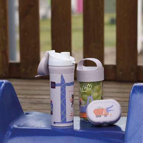 Koziol Organic Purple Grey Snackbox Pascal Mini Trucks