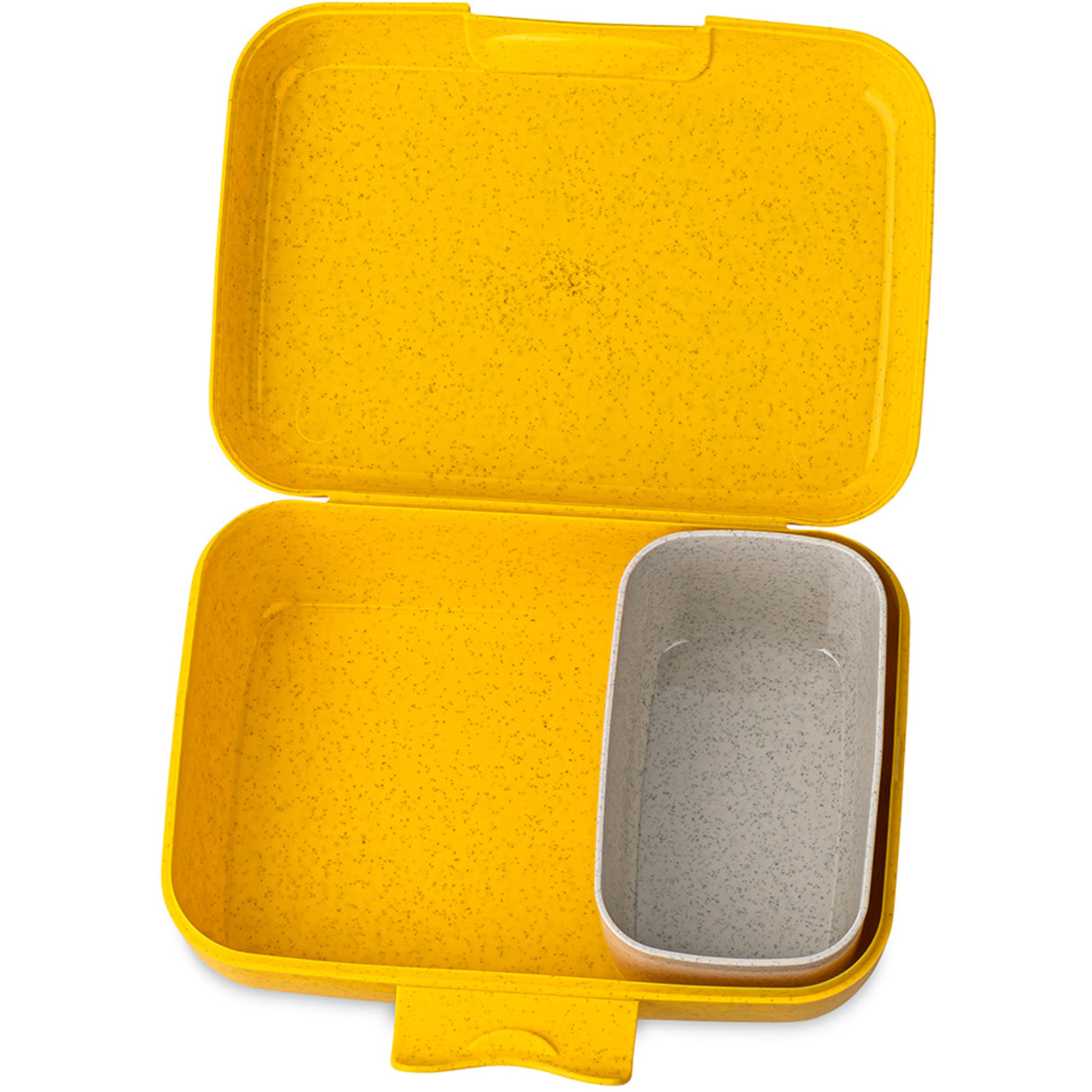 Koziol Organic Honey Yellow Lunch Box Med Separation Skål Candy L Spongebob Squidward