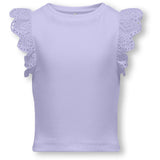 kids ONLY Sweet Lavender Kogdrea Life S/S Topp Jrs Noos