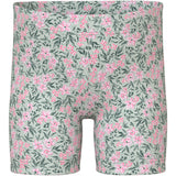 Name It Pale Aqua Pink Flowers Nmfvayo Kort Leggings