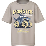 Name It Chateau Gray Monster Shark Nmmvanyo Ss Nreg Topp