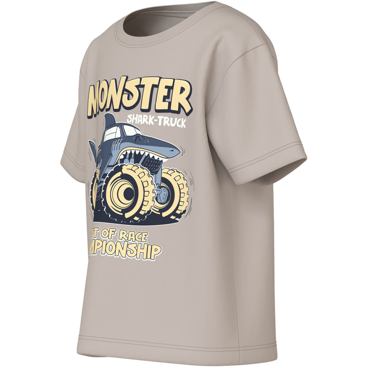 Name It Chateau Gray Monster Shark Nmmvanyo Ss Nreg Topp