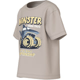 Name It Chateau Gray Monster Shark Nmmvanyo Ss Nreg Topp