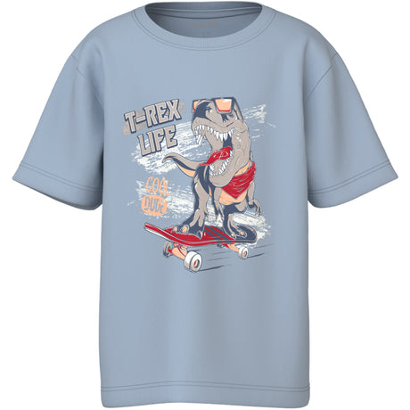 Name It Blue Fog Dino Skate Nmmvanyo Ss Nreg Topp