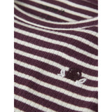 Name It Burgundy Nmfripeas Ls Top Box