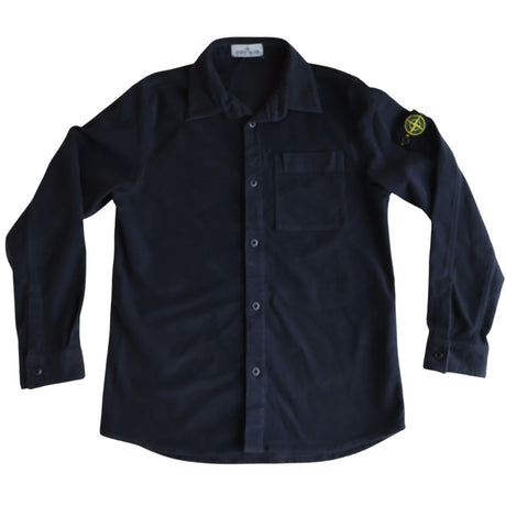 Stone Island Navy Blue Skjorte