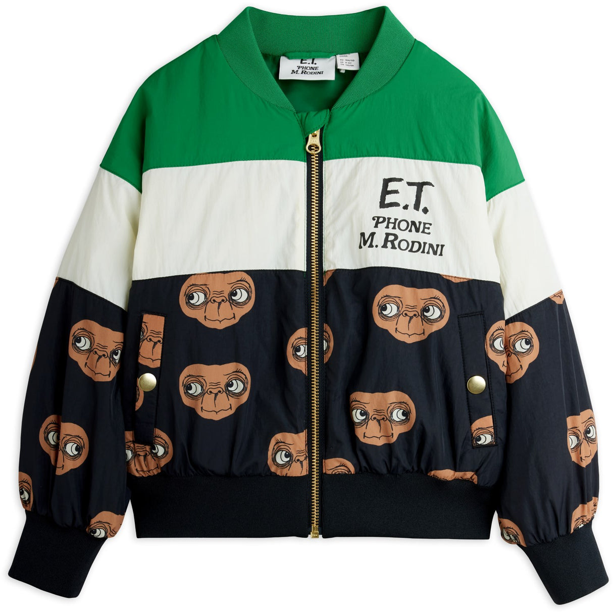 Mini Rodini Green E.T. Baseball Jakke