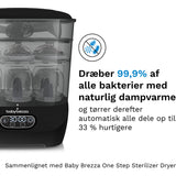 Baby Brezza Black Sterilizer Dryer Advanced