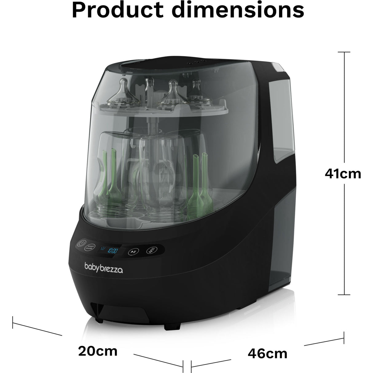 Baby Brezza Black Flaske Washer Pro