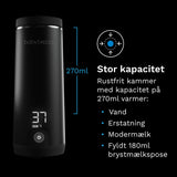 Baby Brezza Black Superfast Portable Flaske Warmer