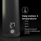 Baby Brezza Black Superfast Portable Flaske Warmer