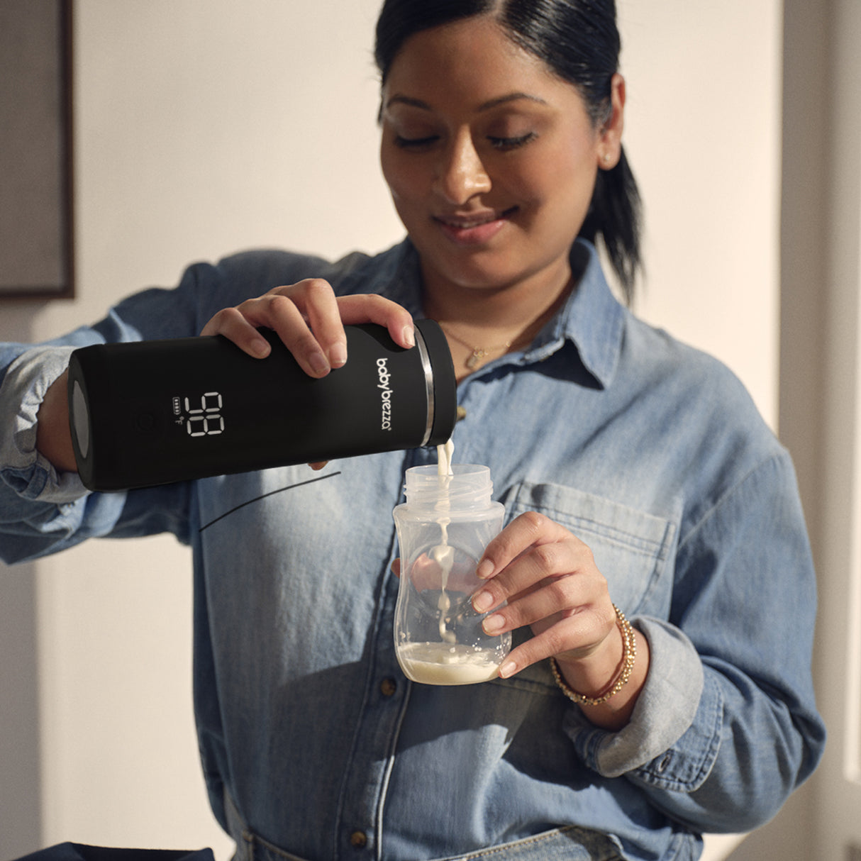 Baby Brezza Black Superfast Portable Flaske Warmer