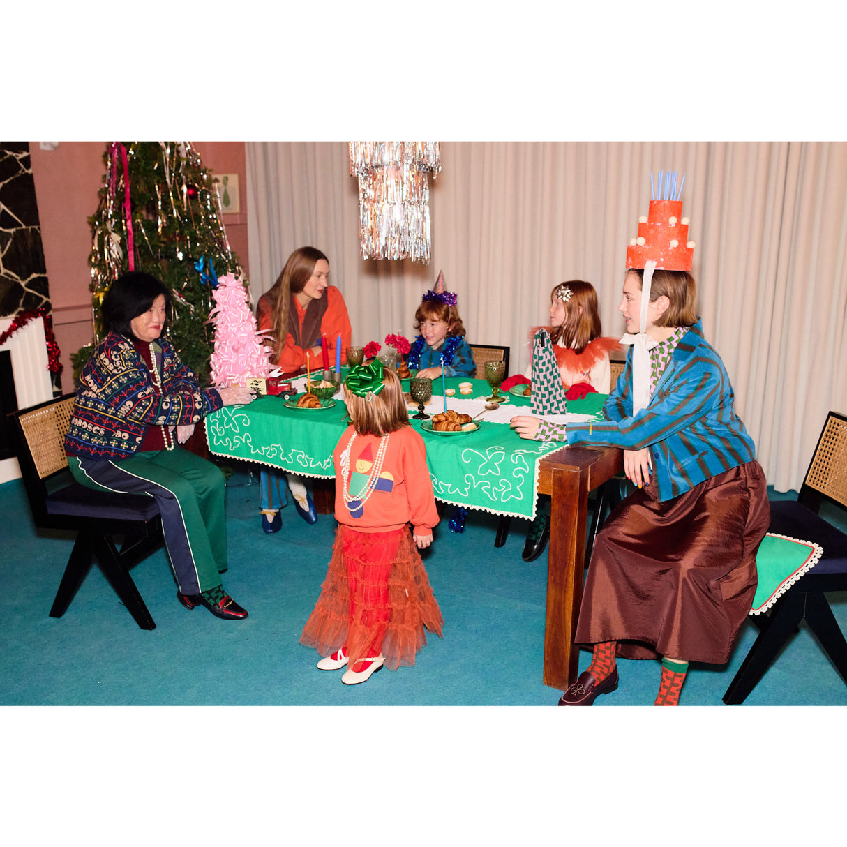 Bobo Choses Orange Wooden Leketøy Collegegenser