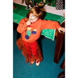 Bobo Choses Orange Wooden Leketøy Collegegenser