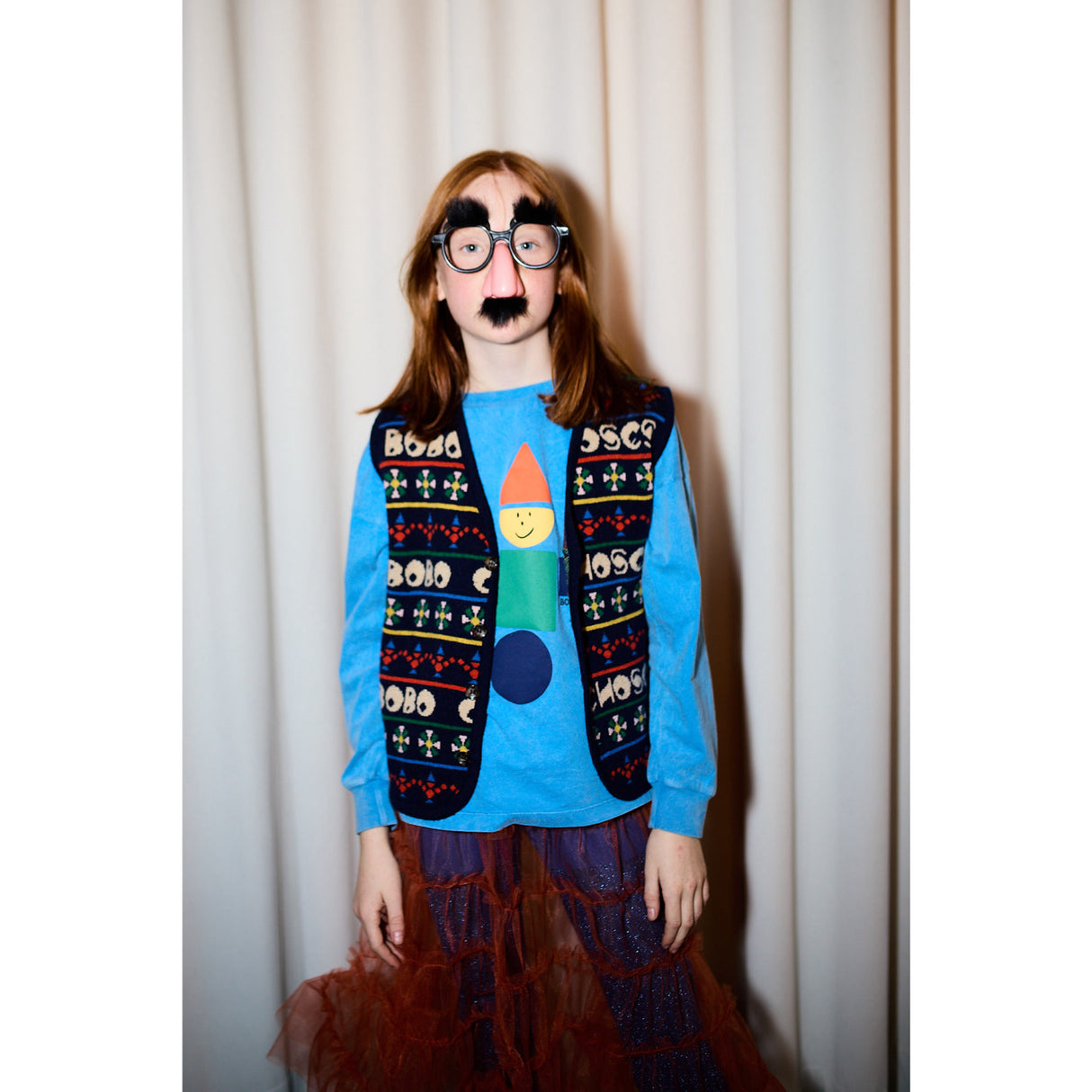 Bobo Choses Light Blue Wooden Leketøy T-Shirt