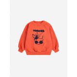Bobo Choses Orange Rolling Dog Fleece Sett