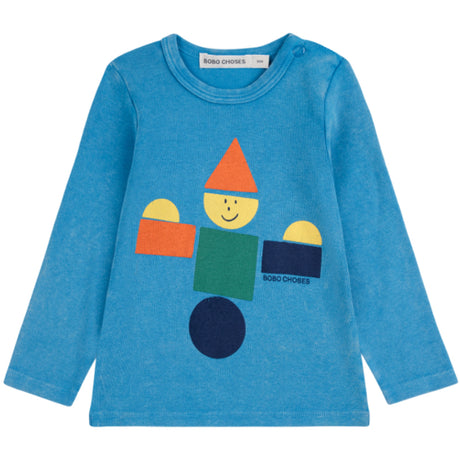 Bobo Choses Light Blue Wooden Leketøy T-Shirt